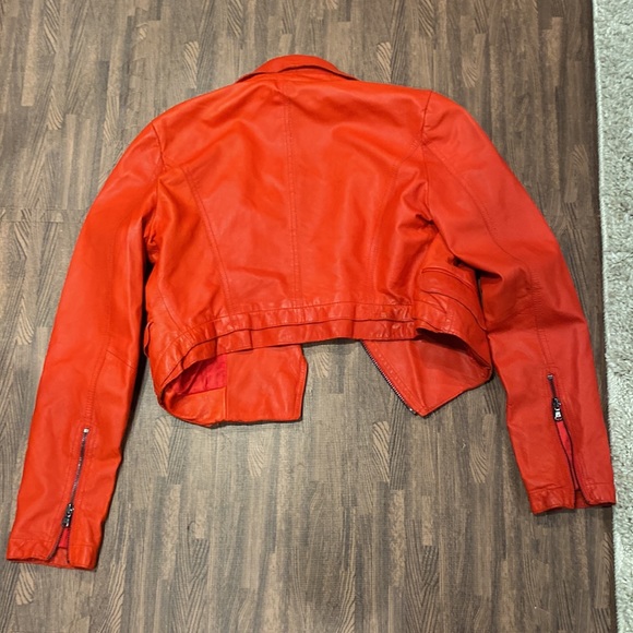 Kenneth Cole leather Moto Jacket. SZ M - Picture 3 of 7